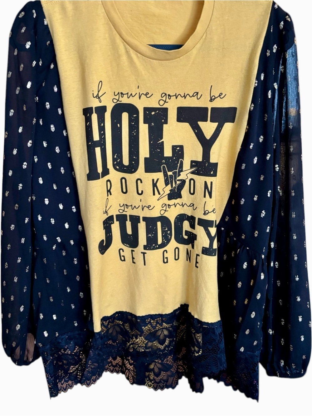 Holy Rock On Judgy Get Gone Rocktop